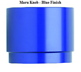 Maru Knob - Blue Finish